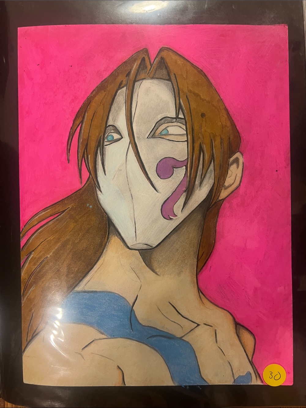 Vega street fighter hand drawn artwork for sale - Picture 3 of 3